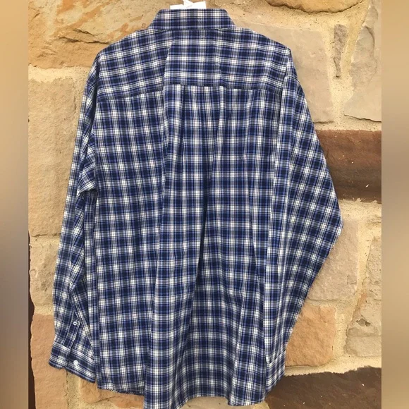 Cinch Blue Plaid Men's Shirt - Picture 2 of 4